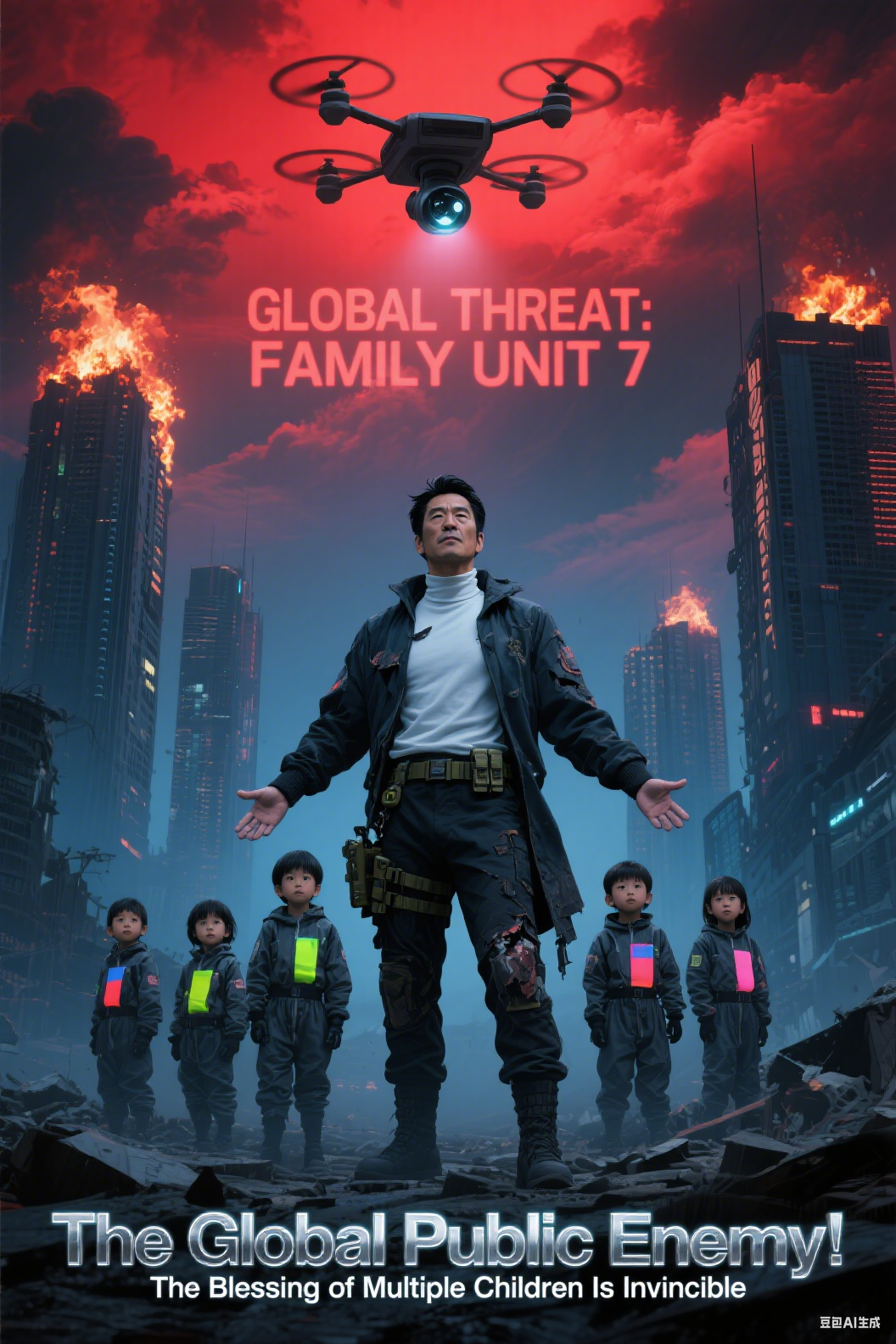 The Global Public Enemy! The Blessing of Multiple Children Is Invincible cover